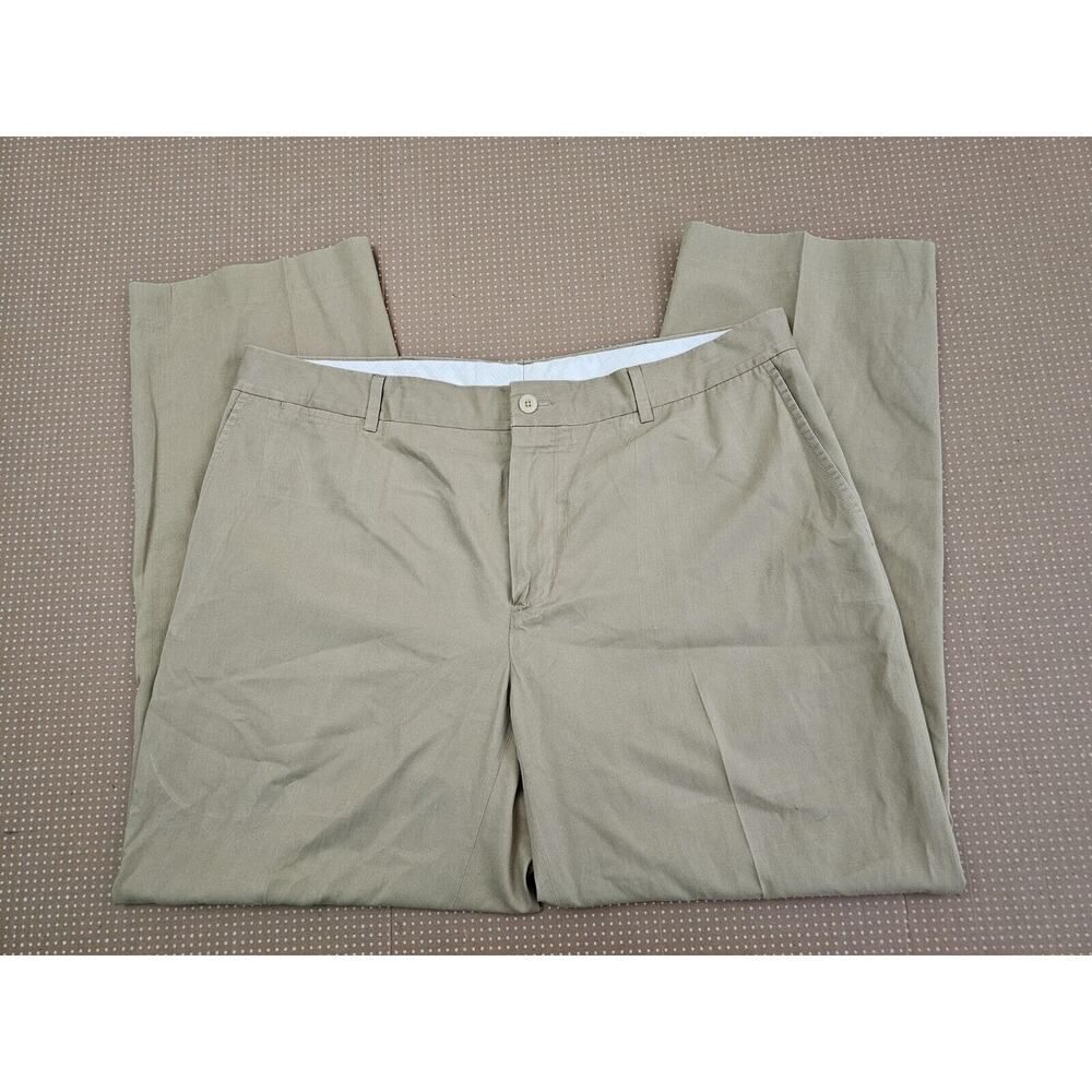 Polo Golf Ralph Lauren Pants Mens 38x30 Silk/Cotton White Pleated Vintage 90s